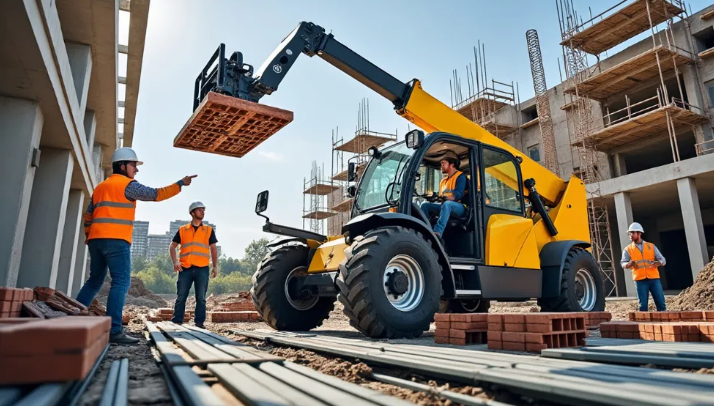 Reliable Heavy Equipment Telehandler Service for Construction and Industrial Projects